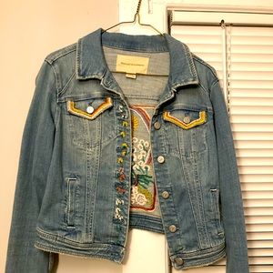 Anthropologie Pilcro and the Letterpress Jean jacket